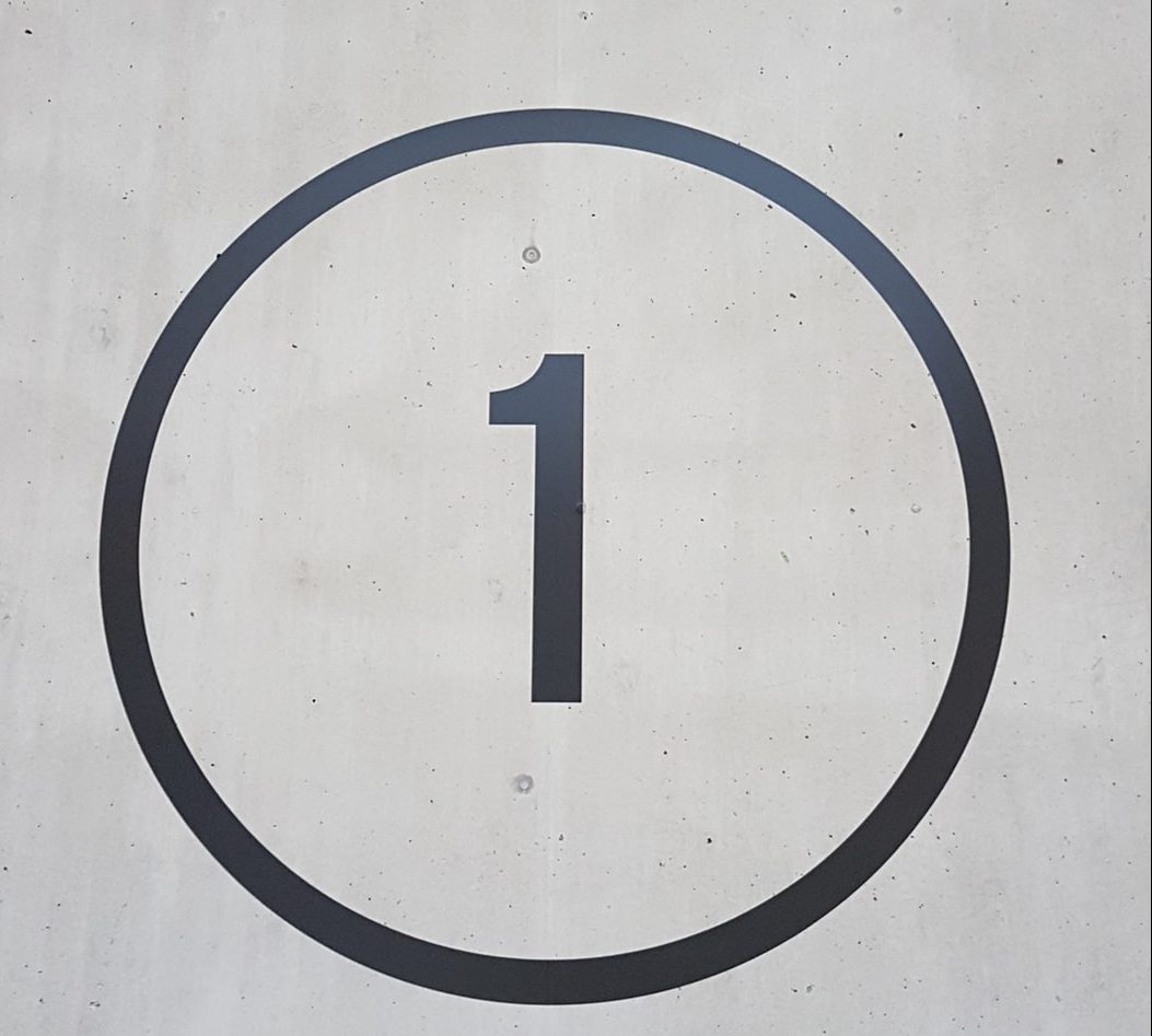 one